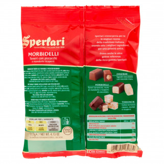Sperlari Torroncini Morbidelli Teneri con Pistacchi e Mandorle