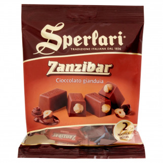 Sperlari Torroncini Zanzibar Cioccolato e Gianduia Busta da 117g