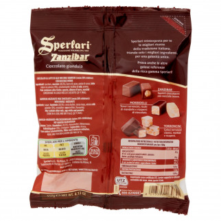 Sperlari Torroncini Zanzibar Cioccolato e Gianduia Busta da 117g