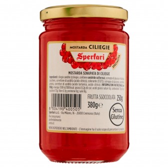 Sperlari Mostarda alle Ciliegie Senza Glutine - Barattolo da 380g