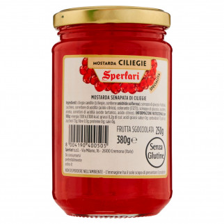 Sperlari Mostarda alle Ciliegie Senza Glutine - Barattolo da 380g