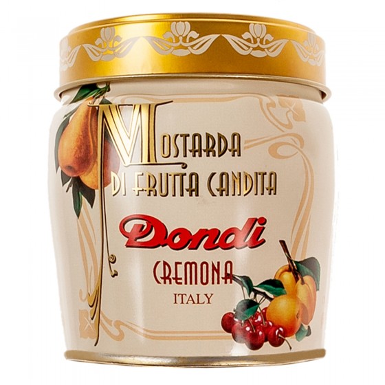 Dondi Mostarda di Frutta Candita in Lattina Liberty da 550g Dondi Mostarda di Frutta Candita in Lattina Liberty da 550g