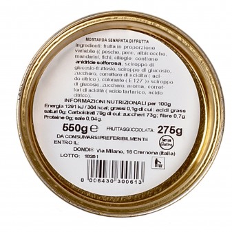 Dondi Mostarda di Frutta Candita in Lattina Liberty da 550g