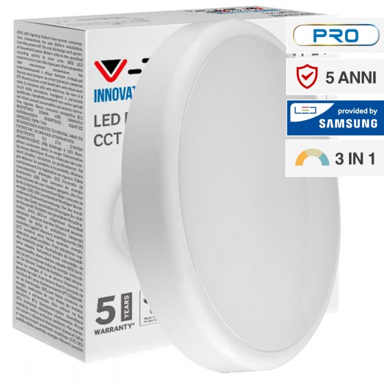 V-Tac PRO VT-24 Plafoniera LED 20W Forma Circolare Chip Samsung IP65 V-Tac PRO VT-24 Plafoniera LED 20W Forma Circolare Chip Samsung IP65