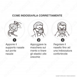 Sicura Protection 10 Mascherine Protettive Filtranti Monouso con