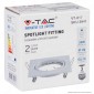 Immagine 4 - V-Tac VT-817 Portafaretto Orientabile Quadrato da Incasso per