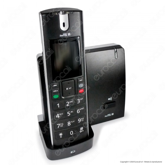 Humantechnik FreeTel III Telefono Cordless per Portatori di Humantechnik FreeTel III Telefono Cordless per Portatori di