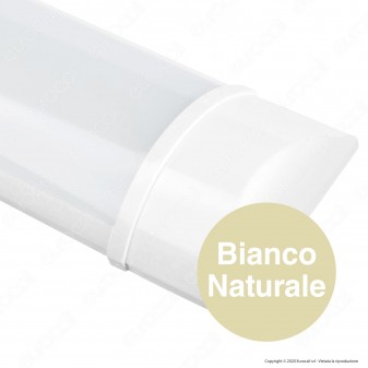 Ener-J Tubo LED Prismatico Plafoniera 36W Lampadina 120cm - mod. T187