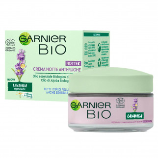 Garnier Bio Crema Notte Rigenerante Anti Rughe alla Lavanda -
