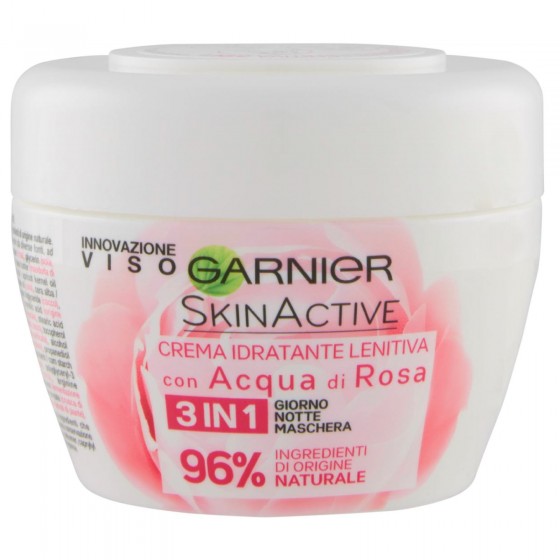 Garnier SkinActive Crema Viso 3in1 Rigenerante con Acqua di Rose - Garnier SkinActive Crema Viso 3in1 Rigenerante con Acqua di Rose -