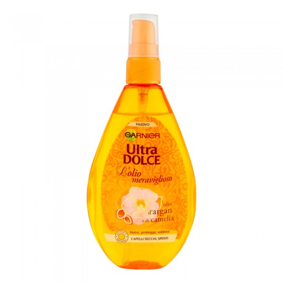 Garnier Ultra Dolce L'Olio Meraviglioso per Capelli Secchi Spenti - Flacone da 150ml Garnier Ultra Dolce L'Olio Meraviglioso per Capelli Secchi Spenti - Flacone da 150ml