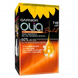 Garnier Olia Bold Tinta Permanente per Capelli 7.40 Rame Intenso