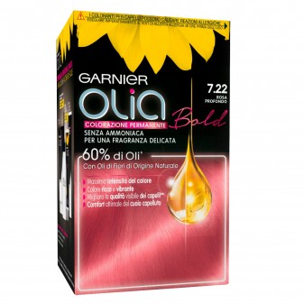 Garnier Olia Bold Tinta Permanente per Capelli 7.22 Rosa Profondo