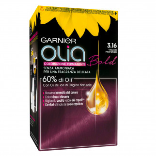 Garnier Olia Bold Tinta Permanente per Capelli 3.16 Violino Profondo