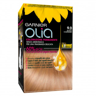 Garnier Olia Tinta Permanente per Capelli 9.0 Biondo Chiarissimo