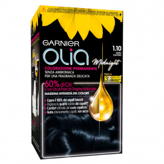 Garnier Olia Midnight Tinta Permanente per Capelli 1.10 Nero Zaffiro