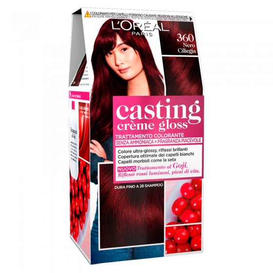 L'Oréal Casting Crème Gloss Tattamento Colorante 360 Nero Ciliegia Senza Ammoniaca L'Oréal Casting Crème Gloss Tattamento Colorante 360 Nero Ciliegia Senza Ammoniaca