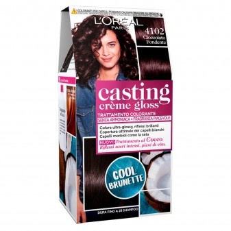 L'Oréal Casting Crème Gloss Tattamento Colorante 4102 Cioccolata Fondente Senza Ammoniaca