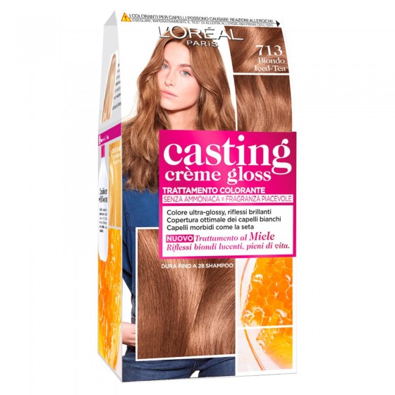 L'Oréal Casting Crème Gloss Trattamento Colorante 713 Biondo Iced Tea L'Oréal Casting Crème Gloss Trattamento Colorante 713 Biondo Iced Tea