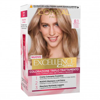 L'Oréal Paris Excellence Colorazione Permanente 8.1 Biondo Chiaro