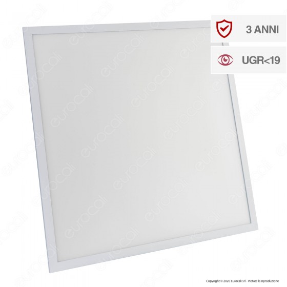 Ener-J Pannello LED SMD 60x60 40W Anti Abbagliamento UGR ≤19 con Ener-J Pannello LED SMD 60x60 40W Anti Abbagliamento UGR ≤19 con