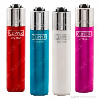 Clipper Micro Fantasia Painted 2 Crystal - 4 Accendini [TERMINATO]