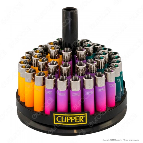 Clipper Micro Fantasia Painted 2 Gradient - Box da 48 Accendini Clipper Micro Fantasia Painted 2 Gradient - Box da 48 Accendini