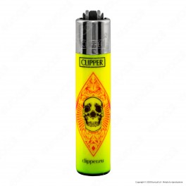 Clipper Micro Fantasia Skull Cards 2 - Serie da 4 Accendini