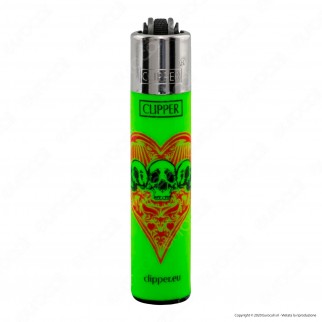 Clipper Micro Fantasia Skull Cards 2 - Serie da 4 Accendini