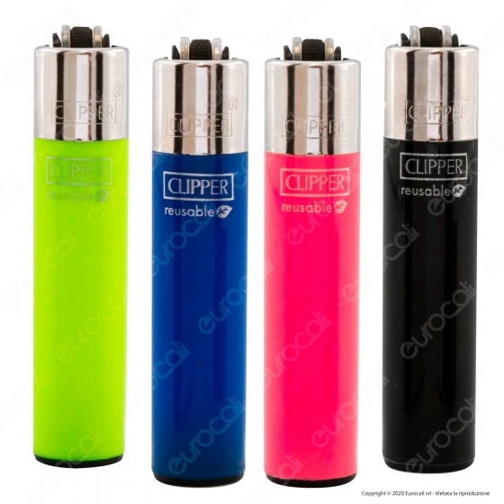 Clipper Micro Fantasia Solid Mix Brand Tinta Unita - Serie da 4 Clipper Micro Fantasia Solid Mix Brand Tinta Unita - Serie da 4