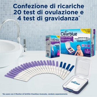 Clearblue Stick per Controllo della Fertilità e della Gravidanza per