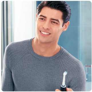 Oral-B Genius 9100S Spazzolino Elettrico Bluetooth con Custodia e 4