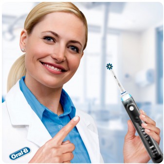 Oral-B Genius 9100S Spazzolino Elettrico Bluetooth con Custodia e 4