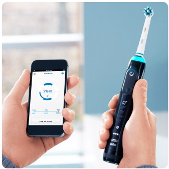 Oral-B Genius 9100S Spazzolino Elettrico Bluetooth con Custodia e 4
