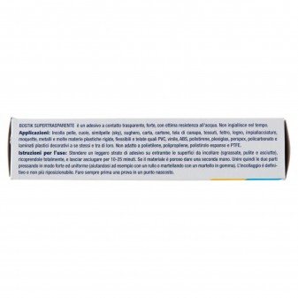 Bostik Supertrasparente Adesivo a Contatto Universale - Tubetto da
