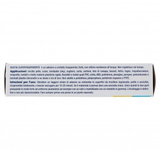 Bostik Supertrasparente Adesivo a Contatto Universale - Tubetto da