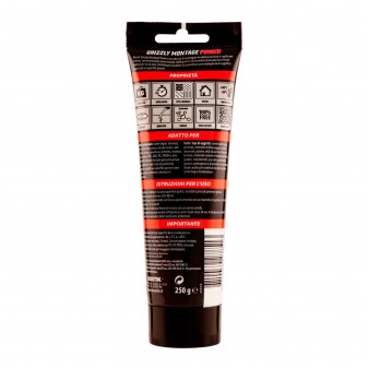 Bostik Grizzly Power Adesivo di Montaggio Universale - Tubo da 250ml