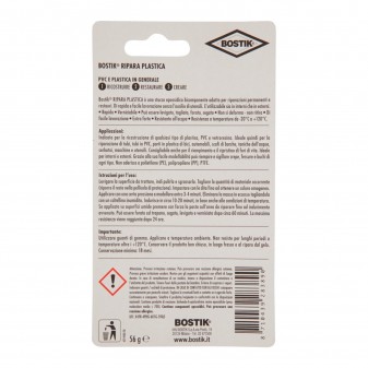 Bostik Ripara Plastica Stucco Epossidico - Blister da 56g