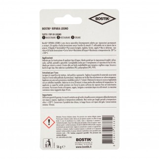 Bostik Ripara Legno Stucco Epossidico - Blister da 56g