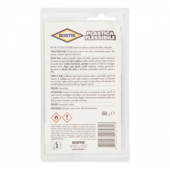 Bostik Plastica Flessibile Adesivo per Riparazioni Vinile/PVC