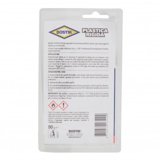 Bostik Plastica Rigida Adesivo per Riparazioni di Oggetti in Plastica