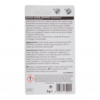 Bostik Super Control Istantaneo Colla Universale con Sistema