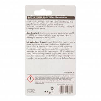 Bostik Super Universale Adesivo Liquido Istantaneo - Tubetto da 7,5g