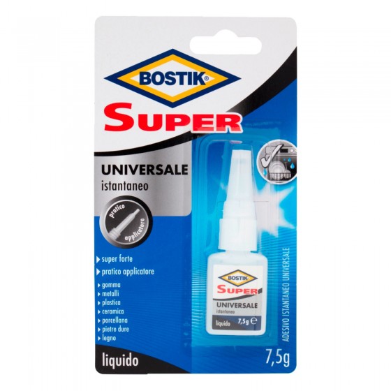 Bostik Super Universale Adesivo Liquido Istantaneo - Tubetto da 7,5g Bostik Super Universale Adesivo Liquido Istantaneo - Tubetto da 7,5g