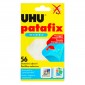 UHU Patafix Gomma Adesiva Invisible Trasparente Removibile - Confezione da 56 Gommini