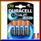 Duracell Ultra Lithium Stilo Litio AA LF1500-X4 - Blister 4 Batterie [TERMINATO]