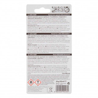 UHU Hart Colla Speciale con Beccuccio di Precisione - Tubetto da 33ml