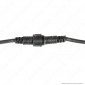 Immagine 5 - V-Tac VT-717S Catenaria 3 metri IP65 Colore Nero per 6 Lampadine LED
