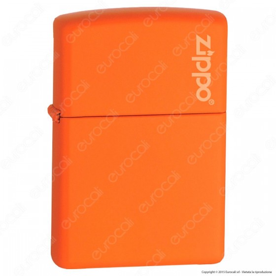 Accendino Zippo Mod. 231-ZL Arancione Matte - Ricaricabile Antivento Accendino Zippo Mod. 231-ZL Arancione Matte - Ricaricabile Antivento