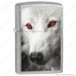 Accendino Zippo Mod. 28877 White Wolf - Ricaricabile Antivento [TERMINATO]
